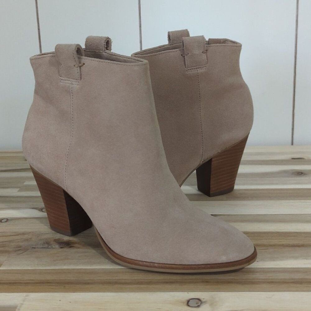 J.Crew Women's Eaton Suede Western Boots 6.5